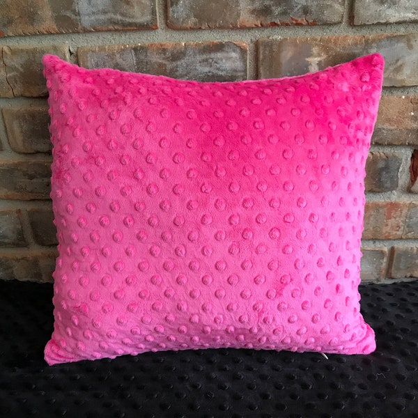 Hot Pink Pillow Etsy