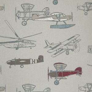 Pillow Cover -Vintage Airplane, Decorative Pillow Cover, Airplane Pillow Cover, Throw Pillow bild 2