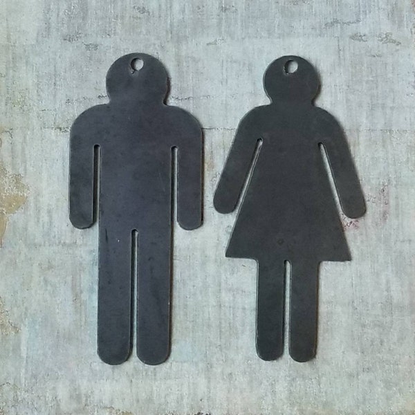 Men and Women Restroom Sign - Etsy