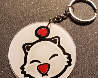 Moogle Keychain (color)