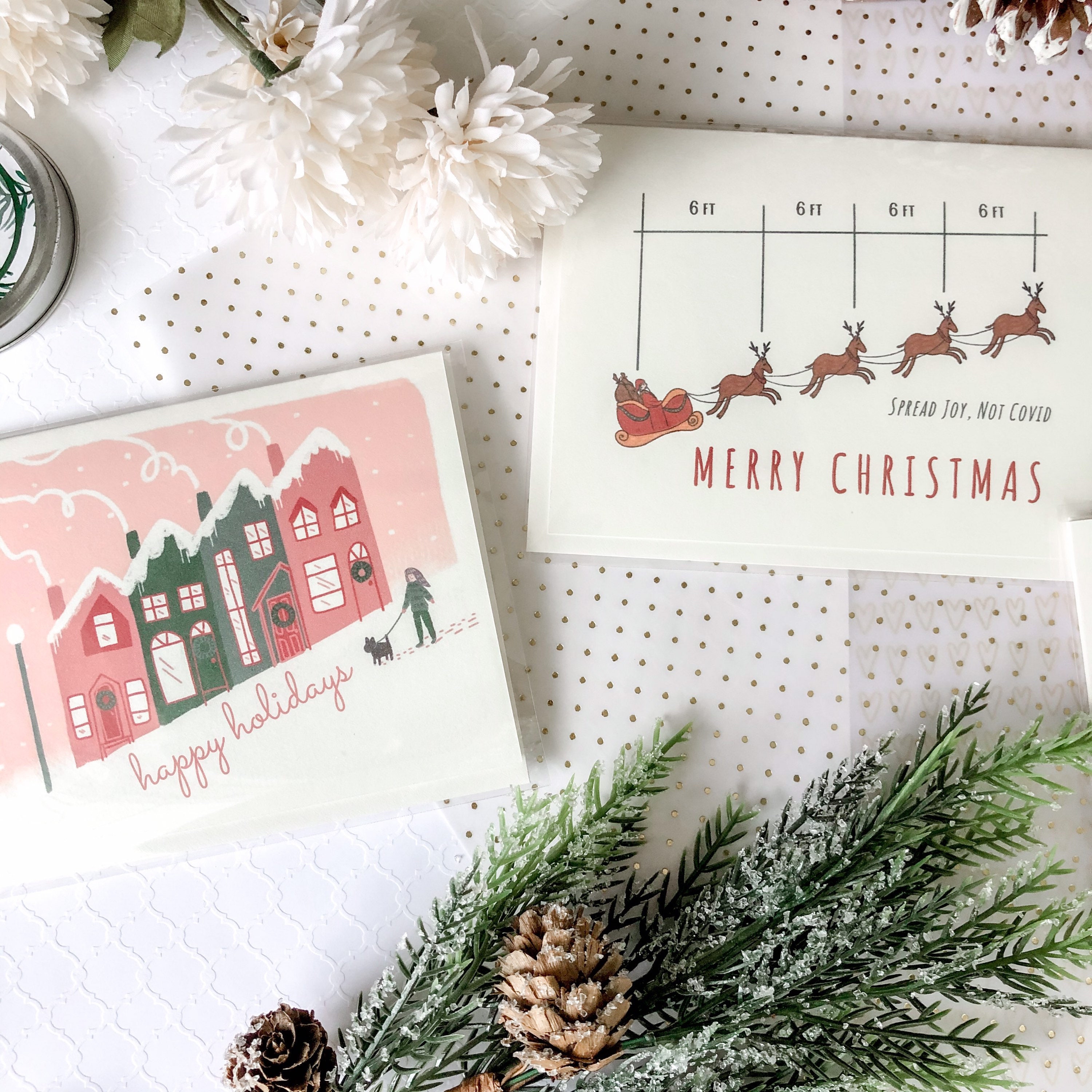 Santa 2020 Christmas Card Merry Christmas Card Christmas  Etsy