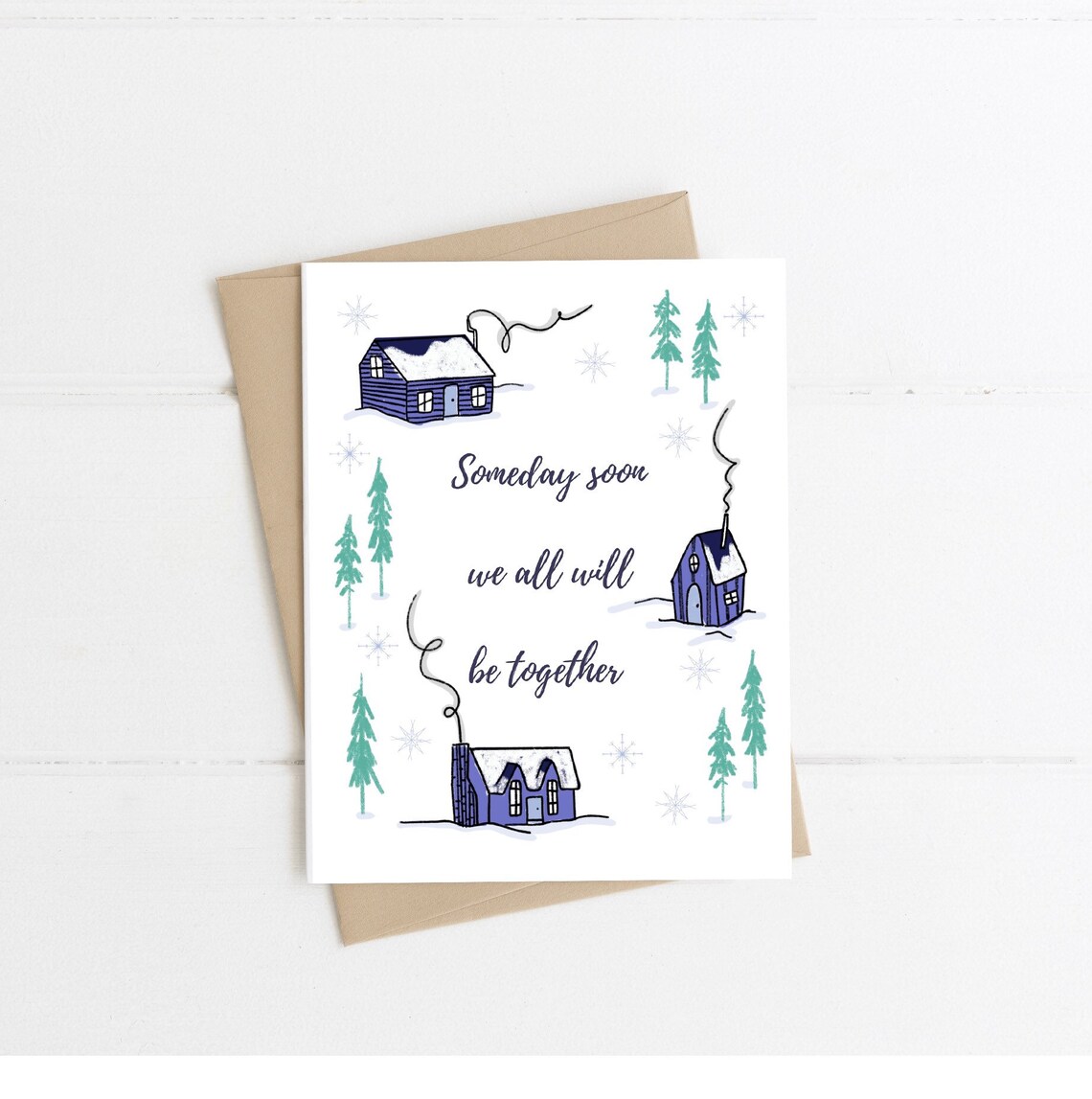 Christmas Card 2020 Pandemic Cards Merry Christmas Card | Etsy
