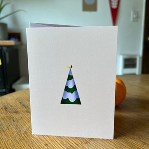 Minimalist Christmas Greeting Card (Cream)