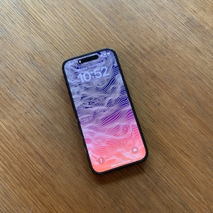 Papier peint topographique minimaliste pour smartphone (lever du soleil)