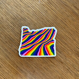 LGBTQ+ Pride Oregon Sticker
