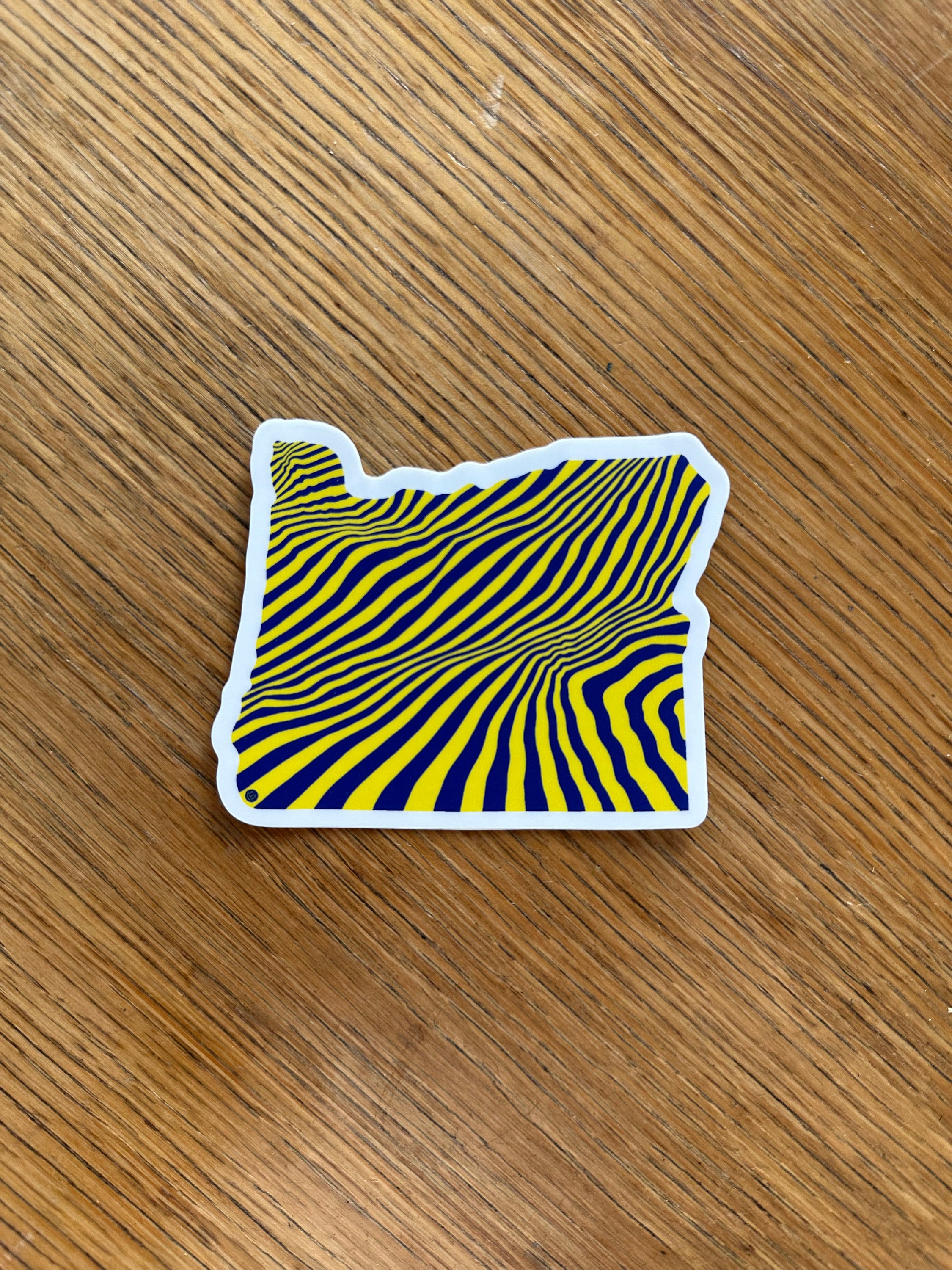 Oregon Sticker (state Flag) - Etsy