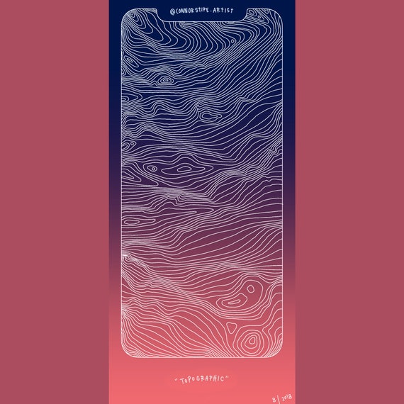 Iphone Topographic Wallpaper - All Phone Wallpaper HD