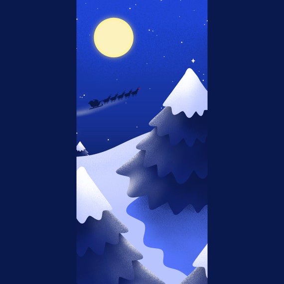 Silent Night Christmas Wallpaper for Iphone - Etsy Silent Night Christmas Wallpaper for Iphone - Etsy