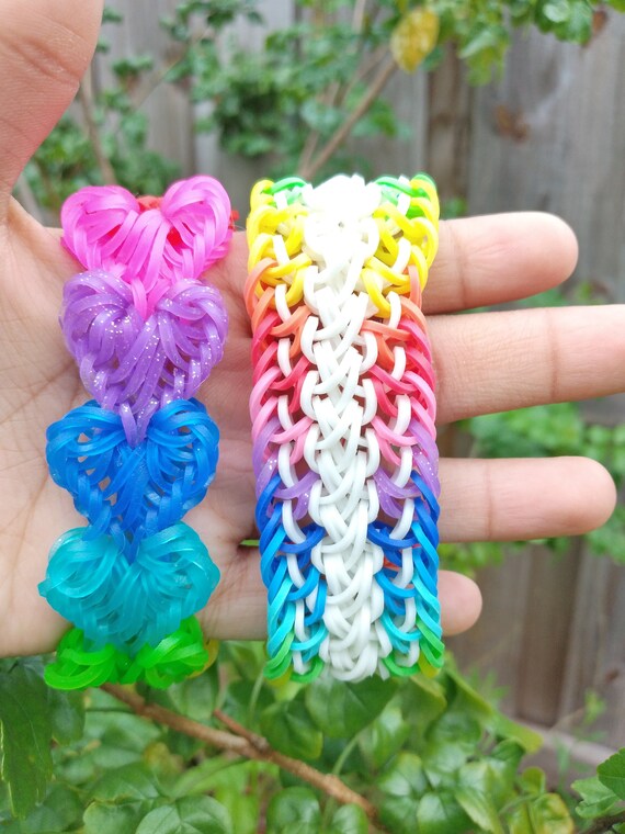 Rainbow clearance loom cuff