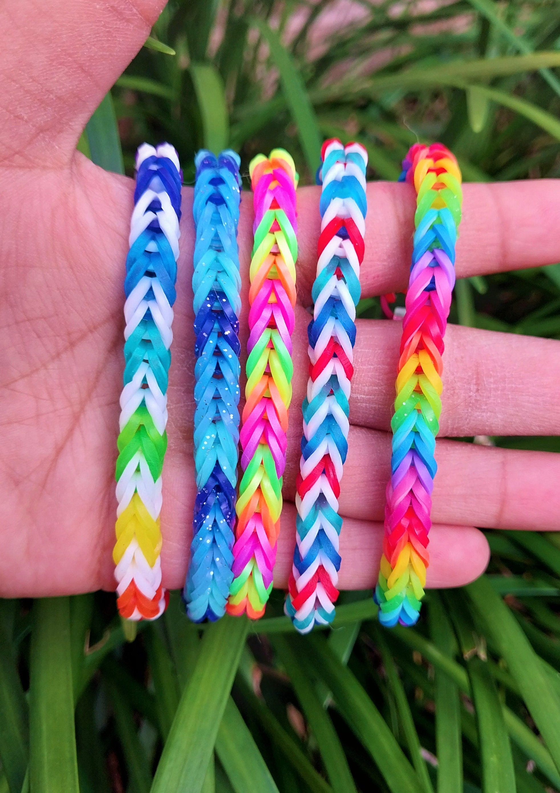 Rainbow loom bracelets fishtail discount