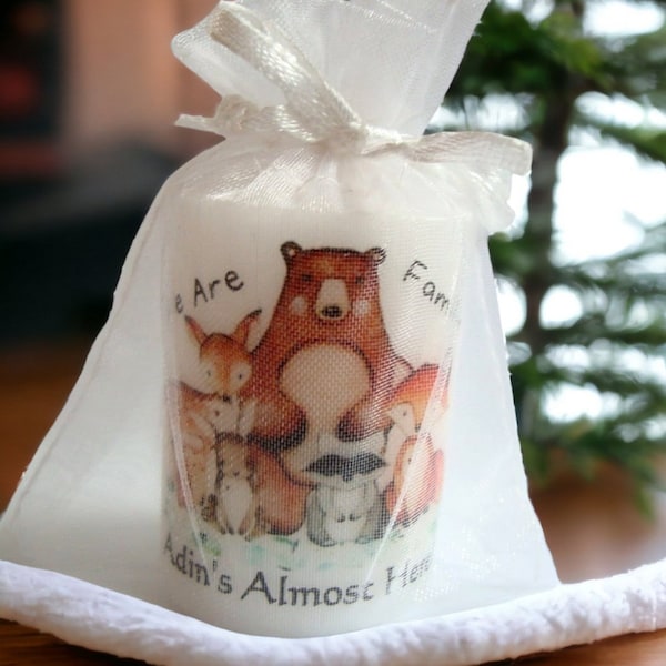 Woodland Critters Baby Shower Candles Gender Neutral Gift For Guests Can Be Customized