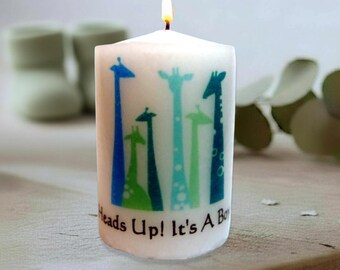 Jungle Safari Giraffe Baby Shower Favor Candle Animal Theme Gifts for Guests