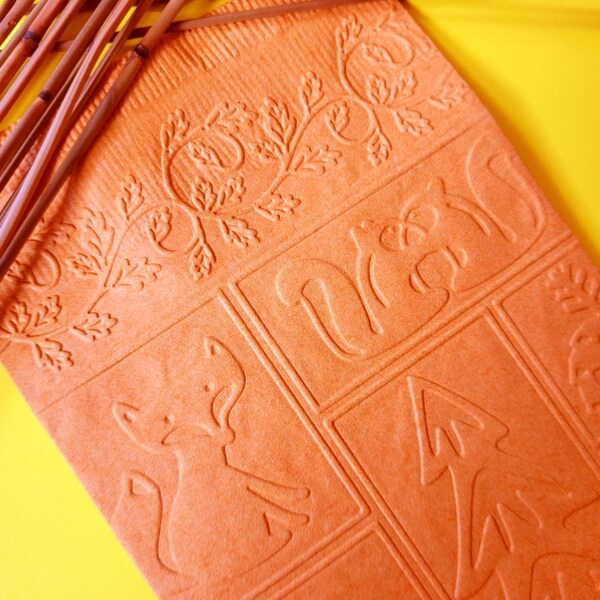 Embossed Napkins Etsy