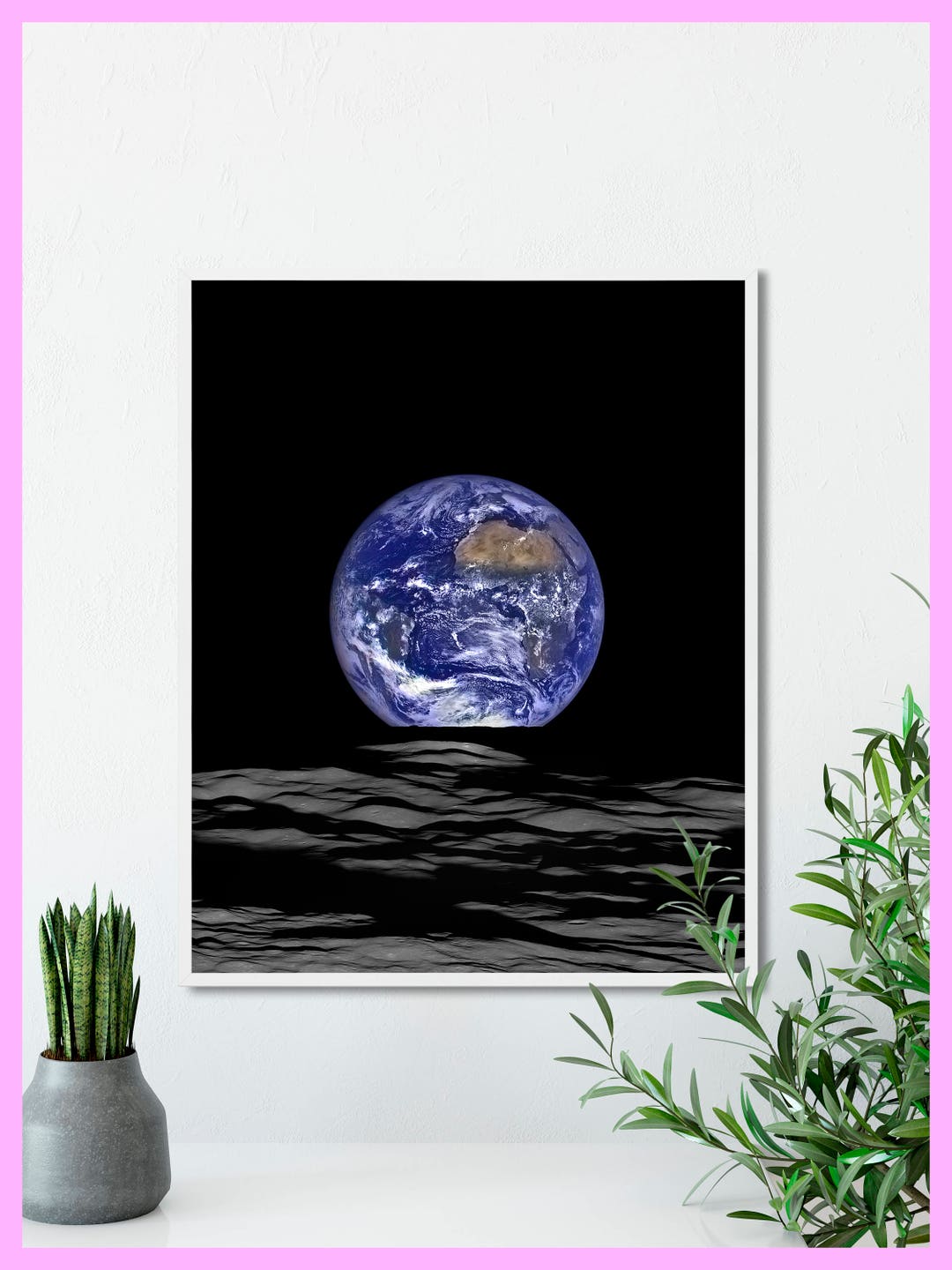 Space - Astronomy - Earth Rise - Planet - Printable - Print -decor ...