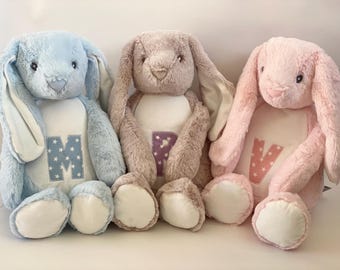 Personalised Appliqué Zippie Bunny Pyjama Case