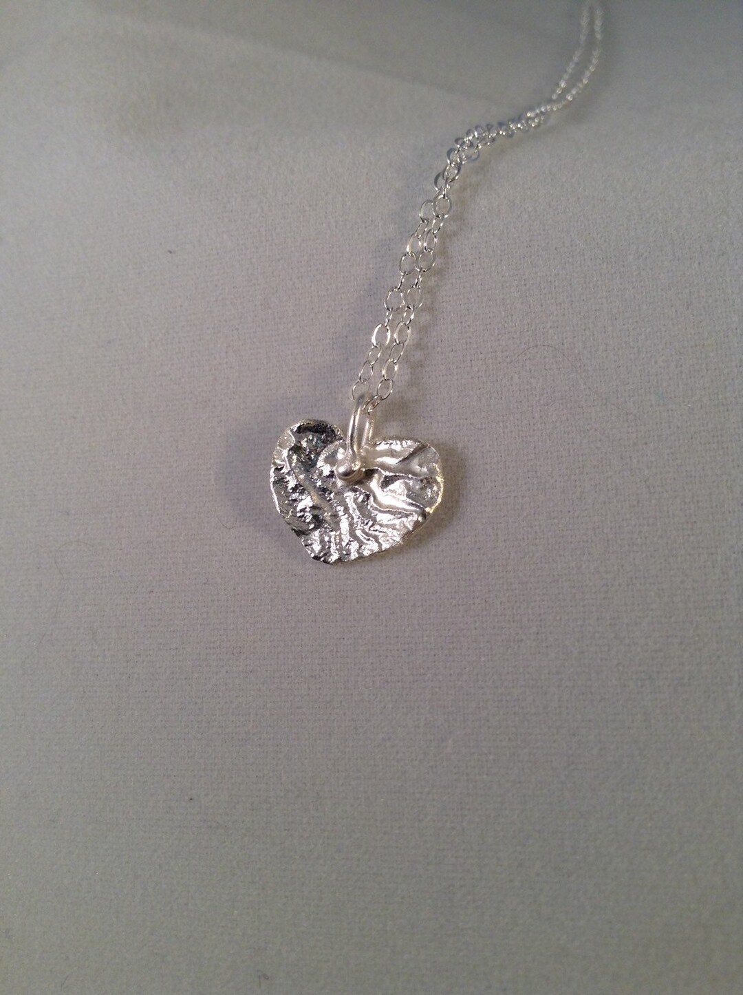 Reticulated Heart Necklace - Etsy