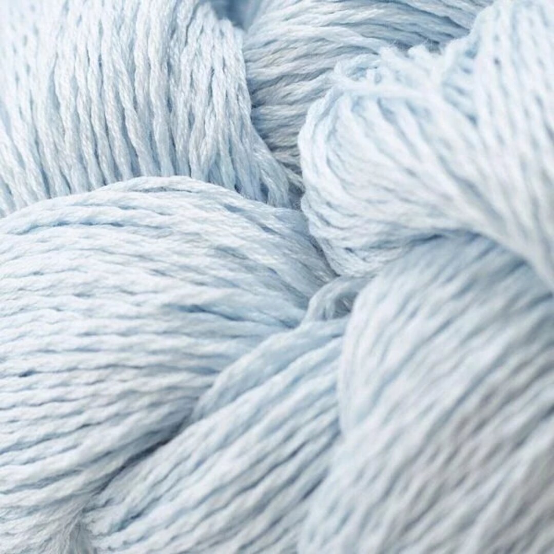 Aqua Egyptian Cotton Yarn BC Garn Luxor Mercerized Cotton Etsy