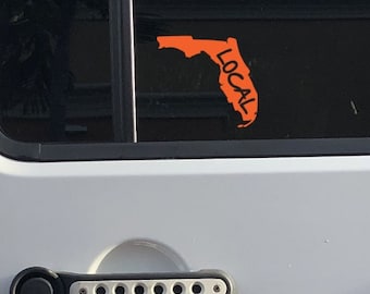 Florida Local Vinyl Decal Sticker - Car, Laptop, Window
