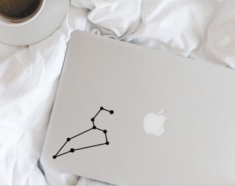 Leo Constellation Vinyl Decal - Lion Zodiac Astrology Sticker
