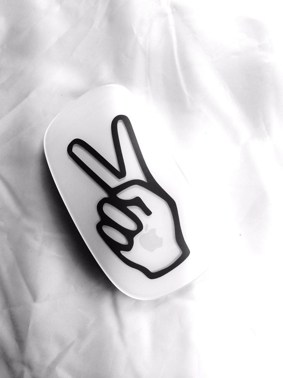 Macbook Pro Decal - Peace sign sticker - Vinyl decal for iPad