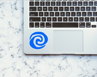Moana Vinyl Decal - Koru Water Symbol Sticker - Maori