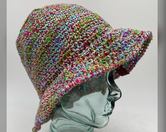 Crochet Bucket Hat Pattern: Photo Tutorial, Beginner Friendly (PDF Pattern)