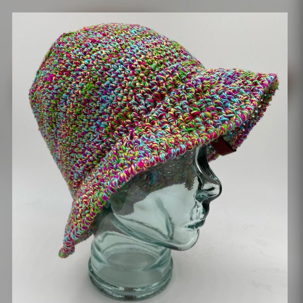 Crochet BUCKET HAT PATTERN, Picture Tutorial, *Pattern OnLY* Digital, Instant Pdf, Crochet Sun Hat, Beginner Friendly Photo Tutorial