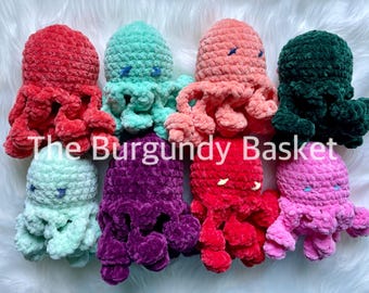 Crochet Octopus Toy Pattern: Scrap Yarn Project (PDF Download)
