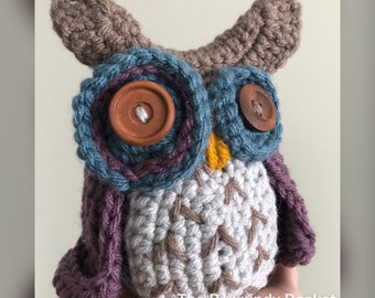 Crochet Owl & Bird Pattern: Amigurumi Baby Animal (PDF Download)
