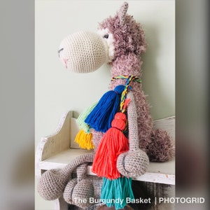 Lambert the LLAMA, Alpaca, *PATTERN Only* PDf Instant Download, Digital Download, Crochet Llama, Amigurumi