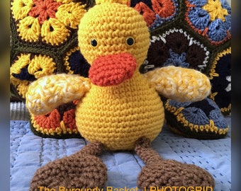 DUCKLING, Crochet DUCK *PATTERN Only* PDf Instant Download, Digital Download, Crochet Baby Duck, Amigurumi, Nursery Decor, Farm Animal