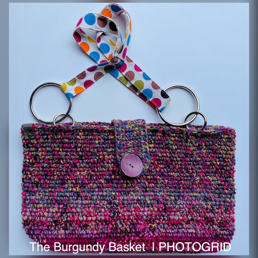 Crochet Pattern Tutorial, PURSE, Pocketbook BAG pattern Only Digital ...