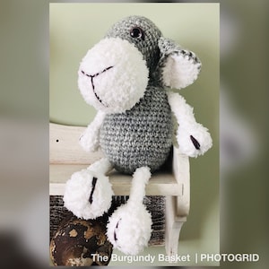 CROCHET LAMB *PATTERN Only* PDf Instant Download, Digital Download, Crochet Sheep, Amigurumi, Baby Lamb, Nursery Decor, Baby Gift, Farm