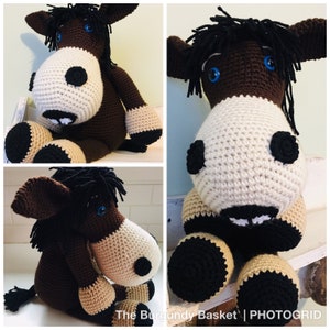 Crochet DONKEY, PATTERN Only PDf Instant Download, Stuffed Animal, Crochet Donkey, Amigurumi, Mule, Farm Animal, Digger the Donkey image 7