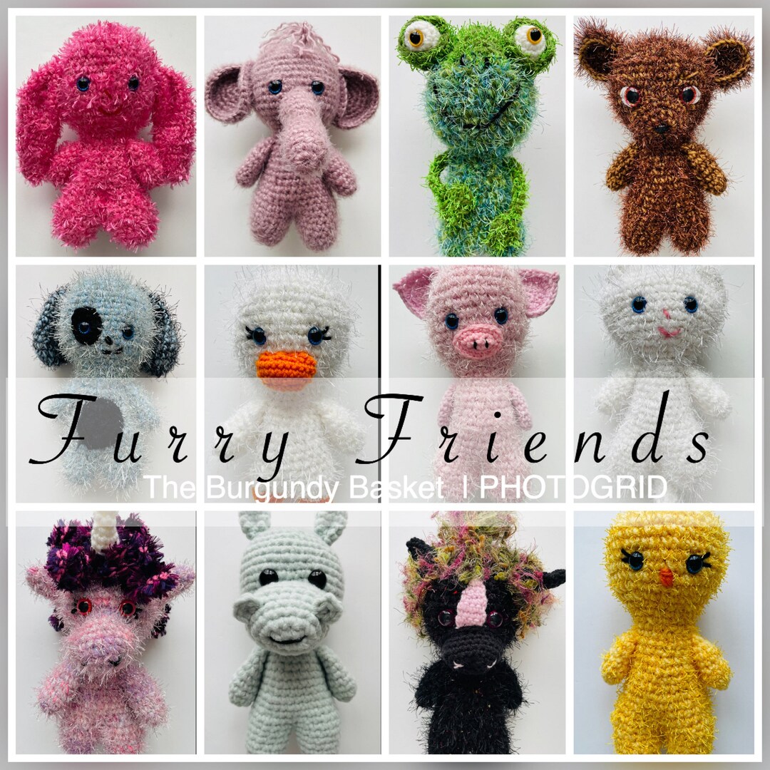 Crochet ANIMAL Tutorial PATTERNS Only Beginner Crochet Etsy
