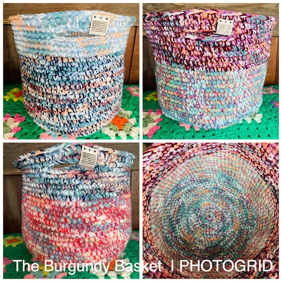 Crochet Baskets - Crochet Pattern & Yarn Bundles