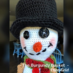 Crochet SNOWMAN, SNOW WOMAN, PaTTERN Only Crochet Pattern, Amigurumi Snowman, Snow Baby, Snow Girl, Snow Boy, Frosty, Doll image 7