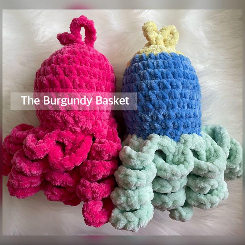 Crochet Octopus Pattern: Beginner-Friendly Reversible Toy (PDF Download) image 2