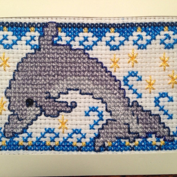 Dolphin Cross Stitch - Etsy