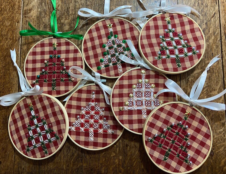 EMBROIDERY KIT BEGINNERS. Christmas Tree Ornament. Etsy Australia