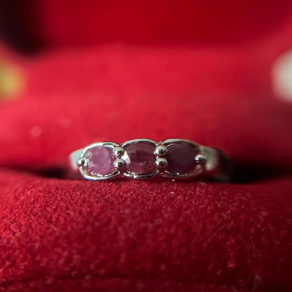 Natural Ruby Trio and Solid 925 Sterling Silver R… - image 3