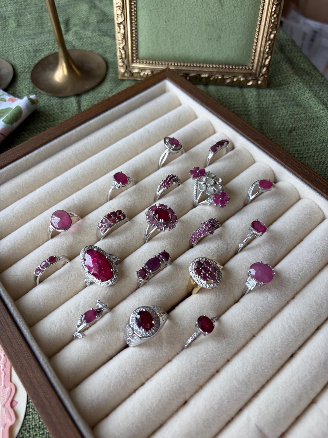 Natural Ruby Rings in Solid 925 Sterling Silver - Etsy