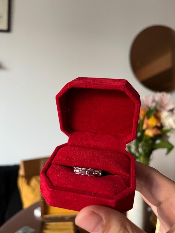 Natural Ruby Trio and Solid 925 Sterling Silver R… - image 2