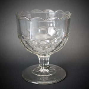 Large Antique Glass Rummer Goblet 10 Ounce