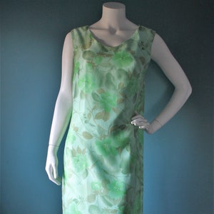 Vintage 1970&#39;s Chiffon Maxi Dress, Dress Town Original
