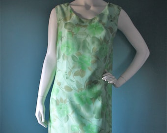 Vintage 1970's Chiffon Maxi Dress, Dress Town Original