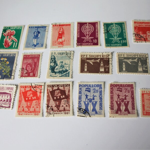 Albania Stamp Collection 1959 to 1962