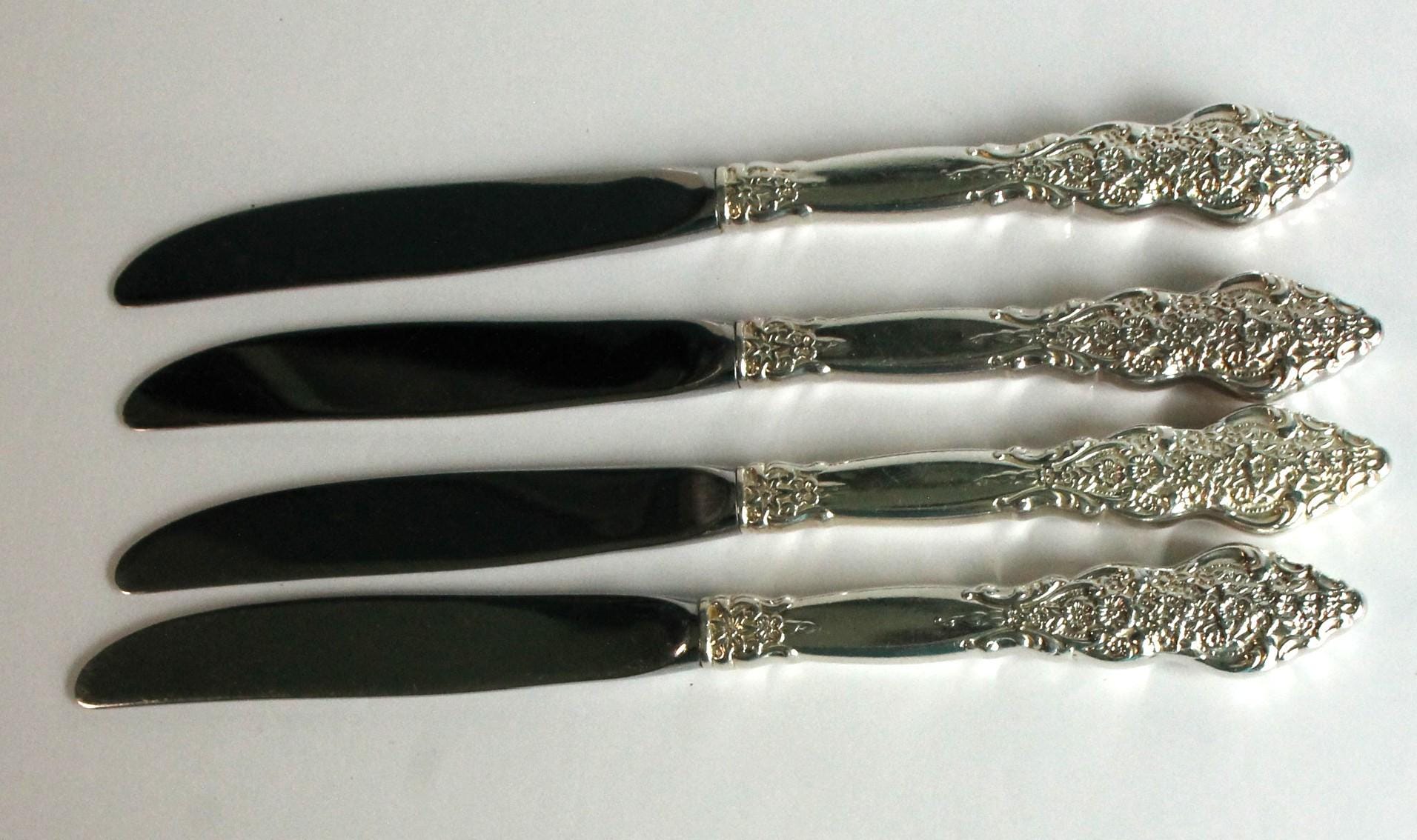 【Rogers Bros】ディナーナイフ 6本 RENAISSANCE 華麗！！ Silver Plated Dinner Knives 1847 Rogers Bros Renaissance - Etsy