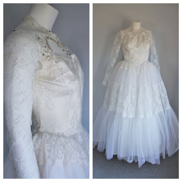 1950s Wedding Gown - Etsy