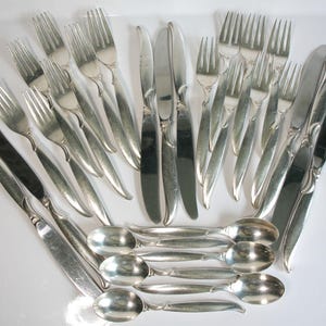 Besteck Set Flair Muster Silverplate 1847 Rogers for Six mit Extras